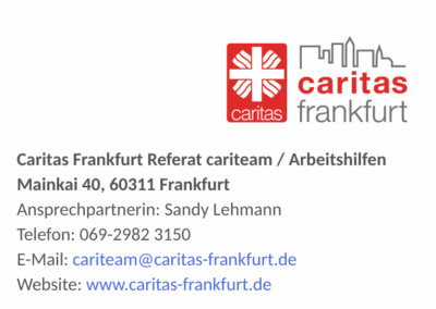 Caritasverband Frankfurt e. V. – BEGIN – Begleitung und Empowerment von Geflüchteten in nachhaltige Integration
