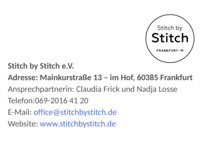 Stitch by Stitch e.V.