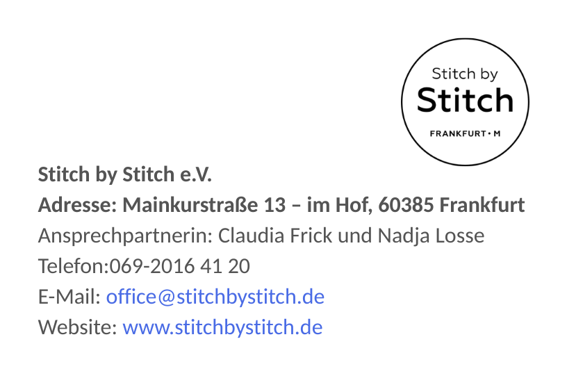 Stitch by Stitch e.V.