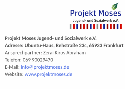 Projekt Moses und Sozialwerk e.V. (Ubuntu Haus)