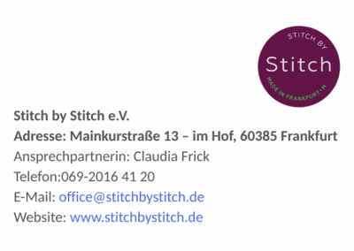 Stitch by Stitch e.V.
