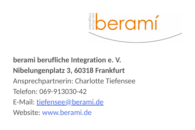 beramí e.V.: „Angekommen!“